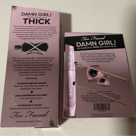 DAMN GIRL! Mascara & Free Sparkly Hairpin - Picture 2 of 10